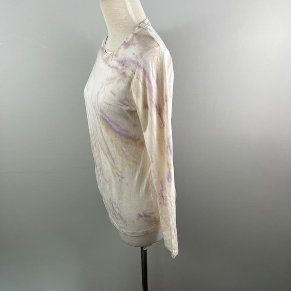 NWT MADEWELL Northside Long‎ Sleeve Tie Dye T-Shirt in Vintage Petal (L) - Picture 6 of 11